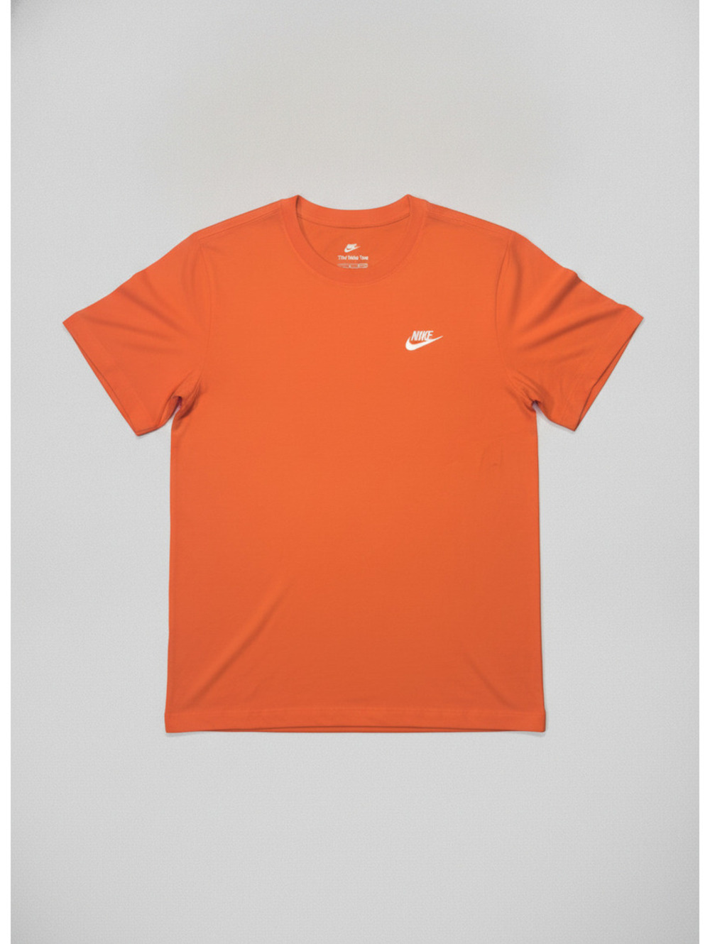 Nike Men's The Nike Tee Athletic Casual Orange XS